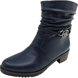 Rieker Schnürstiefel Damen Blau 36