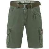 Timezone Cargo Bermuda Shorts Grün 29W