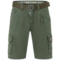 Timezone Cargo Bermuda Shorts Grün 29W