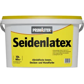 Primaster Seidenlatex Weiß seidenglänzend 10 l