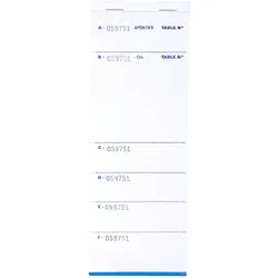 Exacompta 96208E 50x Notepad Exac Restau 9.6x17cm 50Bl Trip - x 50 -