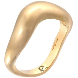 Elli PREMIUM Elli PREMIUM Ring Organic Wellen Trend 925 Silber Ringe   Damen 