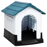 vidaXL Hundehütte 57 x 68 x 66 cm Polypropylen Blau