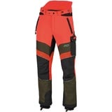 PSS Schnittschutzhose X-treme Breeze Neonrot/Grün - 64