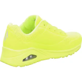 SKECHERS Uno Night Shades neon yellow durabuck 40