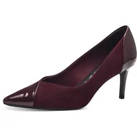 TAMARIS Damen Pumps Stilettoabsatz bequem; Merlot, EU 38