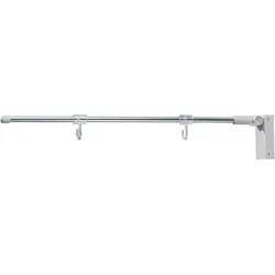 Bannerhalter, magnetisch, Aluminium, 400 mm, gerade Stange, ABS-Kunststoff|Aluminium, silber