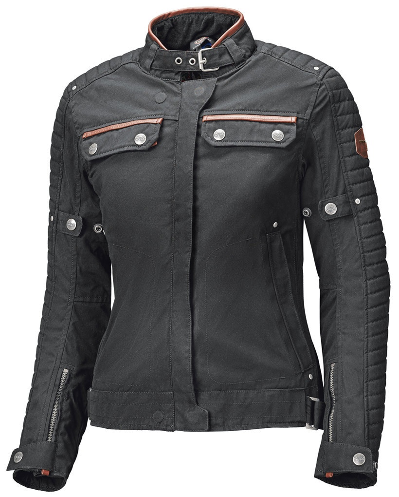 Held Bailey Vrouwen motorfiets textiel jas, zwart, S