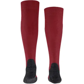 Falke Kinder Skisocken Active Ski Kh Wolle Funktionsmaterial warm dick 1 Paar, Rot Lipstick 8000, 23-26