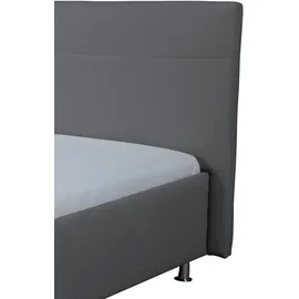 Alina Polsterbett ALINA "Steven", grau (grau tls 39), B:178cm H:106cm L:210cm, Betten, Polsterbett, wahlweise mit Matratze und Lattenrost, in diversen Ausführungen