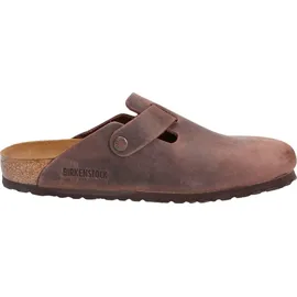 Birkenstock Boston Nubukleder geölt schmal habana 42