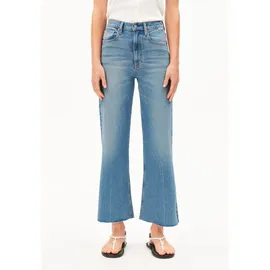 ARMEDANGELS MURLIAA Cropped Skinny Hosen Blau 31/34