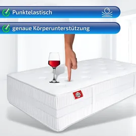 Matratzen Perfekt Matratze 90x200cm Terra Med Box2, 33cm hoch Boxspring Härtegrad 4