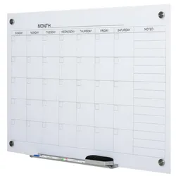 Vinsetto Kalendertafel Glasplatte