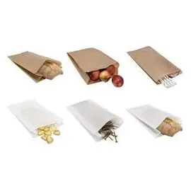 MAILmedia Mailmedia, Seitenfaltenbeutel, 200 x 360 mm, weiss aus Cellulose Kraft weiss, 35 g/qm, ohne Sichtfenster