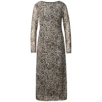 street one studio Midikleid Leo-Print Braun 40