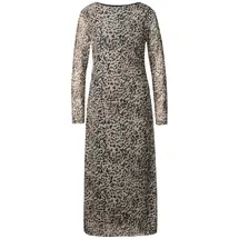 street one studio Midikleid Leo-Print Braun 40