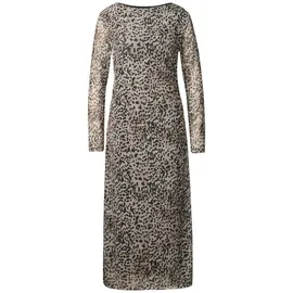 street one studio Midikleid Leo-Print Braun 40
