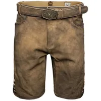 Stockerpoint Trachtenlederhose Fred Herren (1-tlg) Trachtenlederhose, Trachtenhose, Bayerische Lederhose, Oktoberfest braun 48
