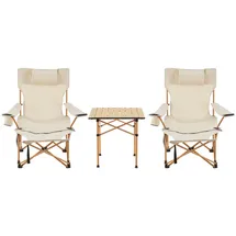 casa.pro Gartenmöbelset Bellante 3-tlg. Beige