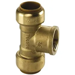 Kupfer Steckfitting Tectite T-Stück Innengewinde 22 mm - 3/4