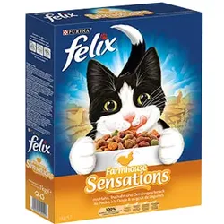 Purina Felix Sensations mit Huhn, Truthahn und Gemüsezugabe 1 kg, Adult, Huhn, T