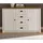 furn.design Sideboard 130 x 88 cm Weiß / Eiche