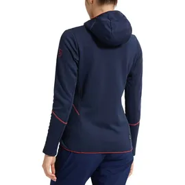 La Sportiva Cosmic Hoody Women Deep sea/cherry Tomato XL