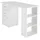 ML-Design Schreibtisch mit Schubladen und 3 Aufbewahrungsregale, Stauraum, Weiß, 120x49x72 cm