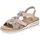 Rieker Sandale Herren Altrosa 41