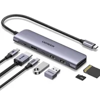 UGREEN 7-in-1 USB-C to HDMI/2*USB 3.0/USB-C/SD/TF/PD100W