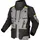 LS2 Apollo wasserdichte Motorrad Textiljacke, dunkelgrau/schwarz/neon-gelb, 2XL