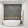 neu.haus [neu.haus] - Duschrückwandset Bladel 16er Set 120 x 60 cm Grey Stone