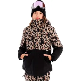 Protest Leopart Jacke Skijacke Beige 152