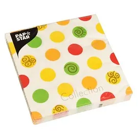 Papstar Servietten, 3-lagig 1/4-Falz 33 cm x 33 cm "Bayrisch Blau",
