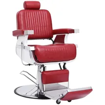 vidaXL Friseurstuhl Rot 68x69x116 cm Kunstleder