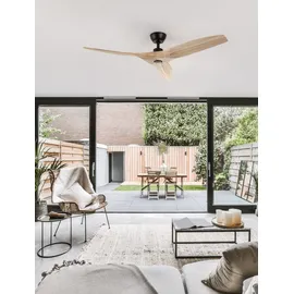 Nova Luce ARCADIA 1 rund schwarz/braun