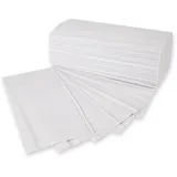 5000x Hygoclean Papierhandtücher, Handtuchpapier 1-lagig in weiß, Größe: 25x 23 cm, Papiertücher für Spender, Recyclingpapier mit V/ZZ-Falzung, Falthandtücher recycelt, Handpapier, Einweghandtücher