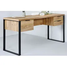 Jahnke Schreibtisch LOOP Eiche braun