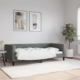 vidaXL Tagesbett 90 x 190 cm Dunkelgrau