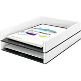 Leitz Briefablage WOW Duo Colour schwarz/weiß