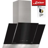 Kaiser Dunstabzugshaube 80 cm Schräghaube Wandhaube kopffrei Edelstahl Glas SALE