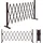 Mendler Alu Absperrgitter 103 x 36-265 x 31 cm Braun/Stahl