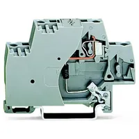 WAGO 280-502/281-589 Einzelklemme 10mm Zugfeder Belegung: L Grau