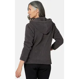 GOLDNER Flausch-Freizeitjacke grau/silber 25