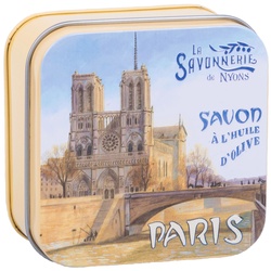La Savonnerie de Nyons - Metallbox mit Seife Notre Dame (Paris 4) 155 g