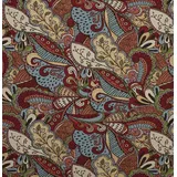 KT KILOtela - Möbelstoff, Jacquard, Gobelin, Tapisserie für Stühle, Kissen, Sofa, Taschen, verschleißfest, 100 cm lang x 280 cm breit, Boho, Mehrfarbig – 1 Meter