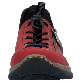 Rieker Damen, Low-Top Sneaker N3267, Frauen Halbschuhe,Laufschuhe,Freizeit,sportlich,straßenschuhe,Strassenschuhe,Sportschuhe,rot (33),40 EU / 6.5 UK - 40 EU