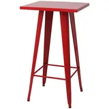 chefgastro Stehtisch 105 x 60 x 60 cm Rot