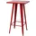 chefgastro Stehtisch 105 x 60 x 60 cm Rot
